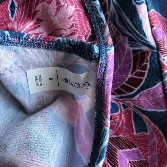 IDEOLOGY Floral Short Sleeve T-shirt NWOT SMALL - Picture 6 of 12